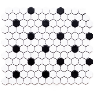 HoneyComb Remi 12" X 12" Porcelain Mosaic Wall and Floor Tile