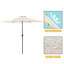 Goodman 270 cm W X 270 cm D Hexagonal Market Parasol with Crank Lift-809850145