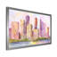 Metropolis City at Sunset - Peinture sur toile encadrée-1020151334-1020151354