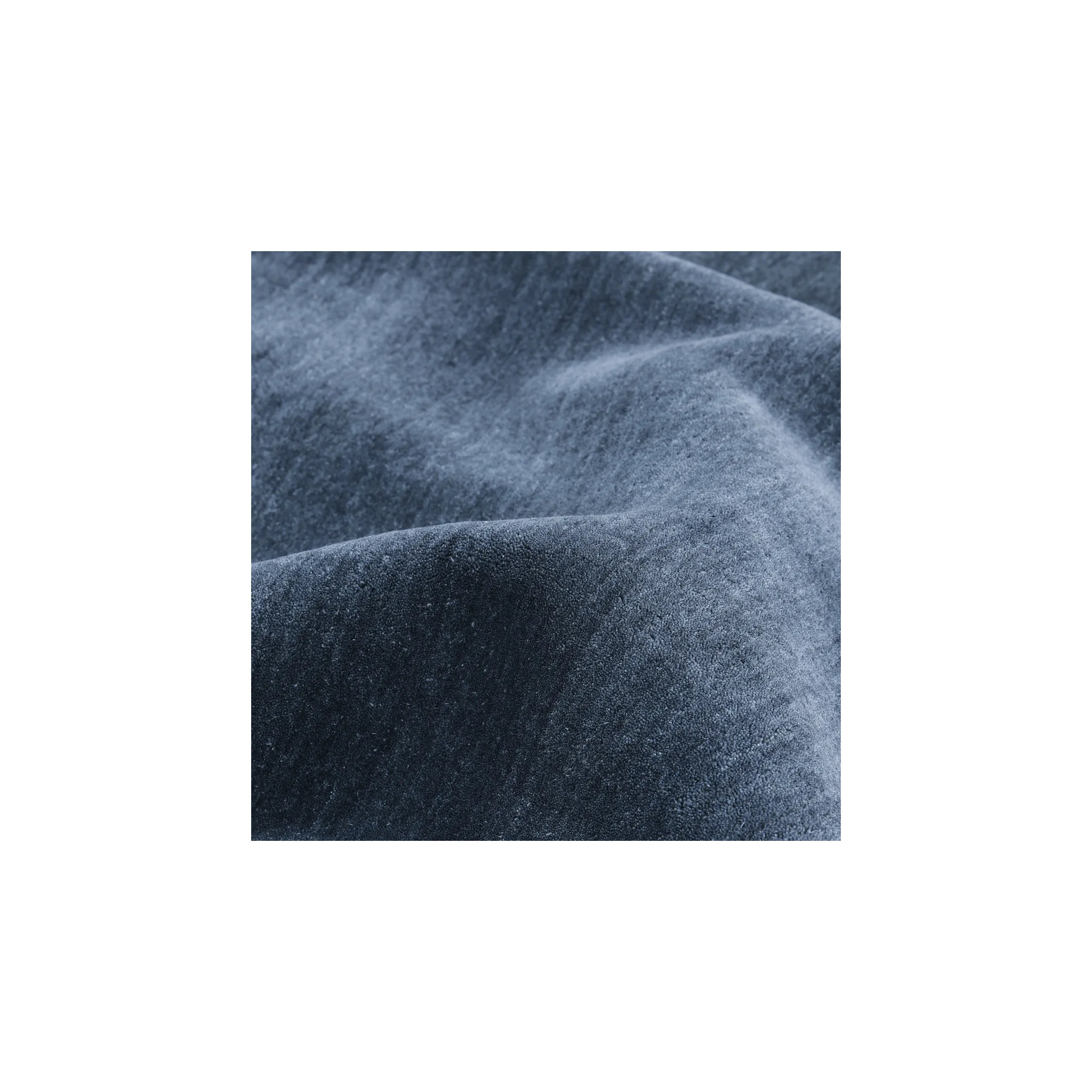 Handmade Navy Rug, Rectangle 8' x 10'