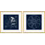 Blue Figure 1 & 2 Giclee Print by David Phoenix
