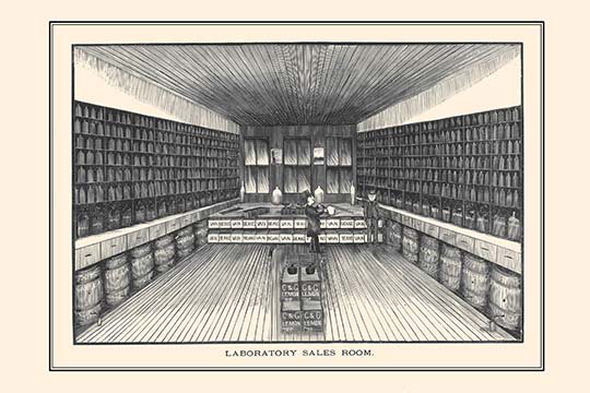 Laboratory Sales Room - Print, 28" H x 42" W x 1.5" D