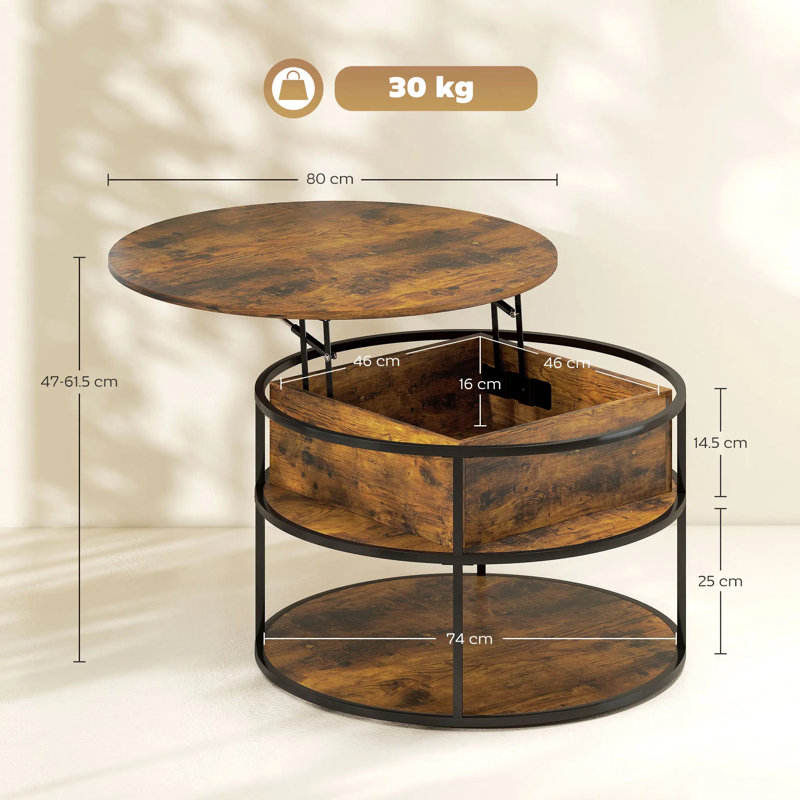 Lift Top Coffee Table with Storage