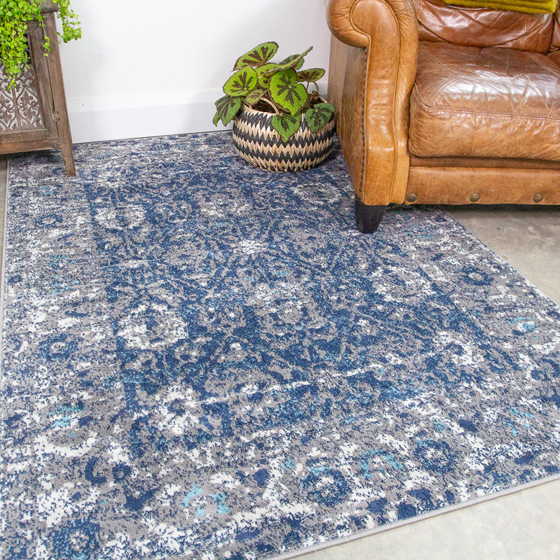 Garlock Oriental Area Rug, Rectangle 60 x 110cm
