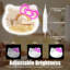 Miroir de salle de bain avec lumières Hello Kit Cat