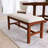 Traditional Extendable Wood Dining Table Set