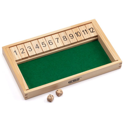 Jeu de dés Shut The Box