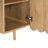 Kristy Fluted Wood Desk