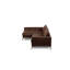 Houston Full Grain Leather Corner Sofa-1179617231-1179617229