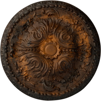 Médaillon de plafond 19 5/8 "x P 3/4" P Amelia (convient aux auvents jusqu'à 2 3/8 ")