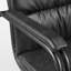 Chaise de travail rétro en similicuir brun-778236649