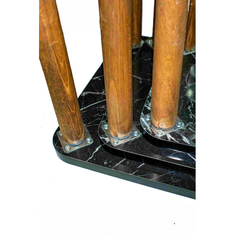 Nyda Nesting Tables, Black Marble
