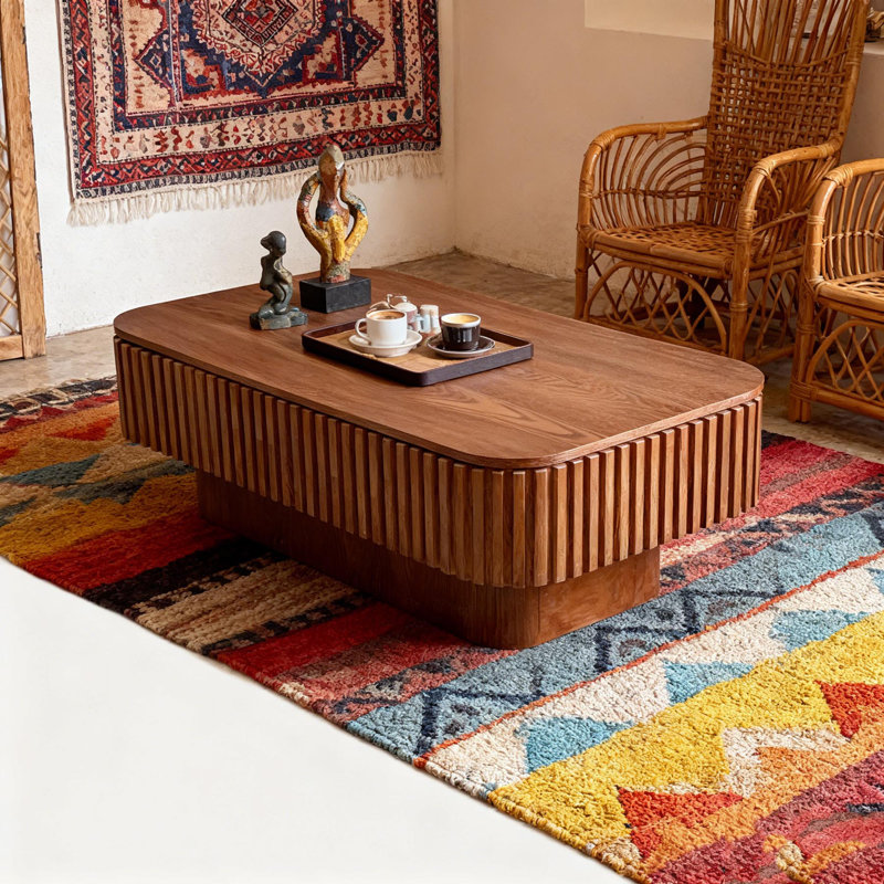 Table basse, Noyer