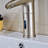 ​BathSelect Ariana Deck Mount LED Bathroom Commercial Automatic Motion Sensor Faucet – Brushed Nickel Finish