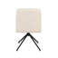 Chaise d'appoint rembourrée blanche Tyler