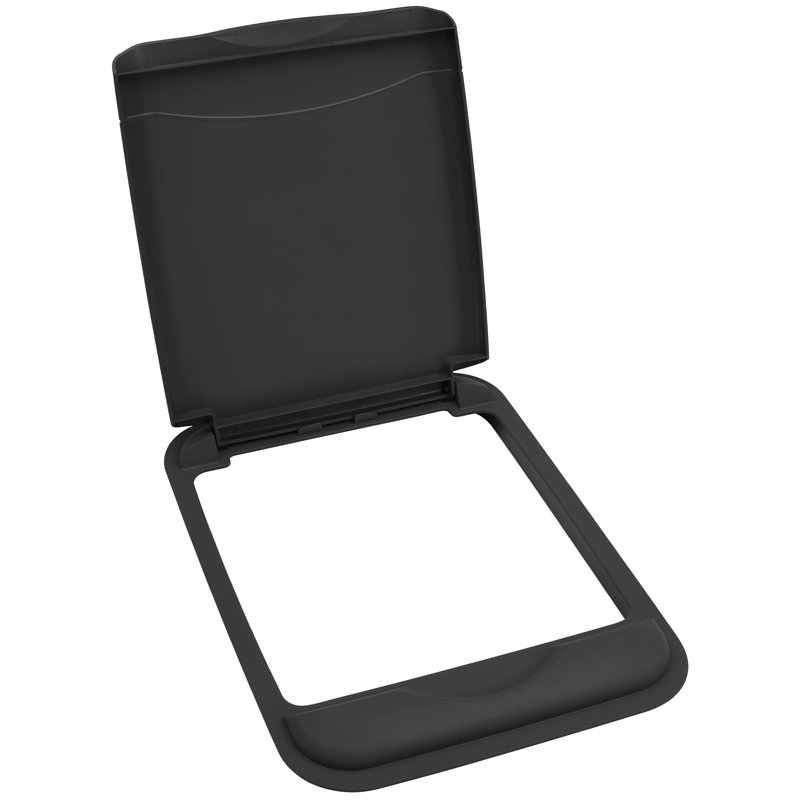 Couvercle pour poubelle Rev-A-Shelf, Noir, 50 qt.