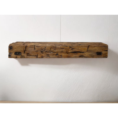 59.5 Inch Faux Wood Fireplace Mantel Shelf