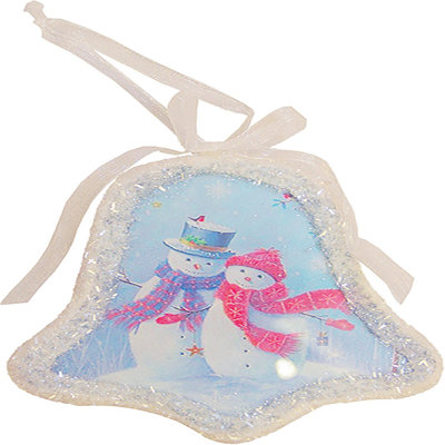 Ornement en forme de cloche de Noël 5 po