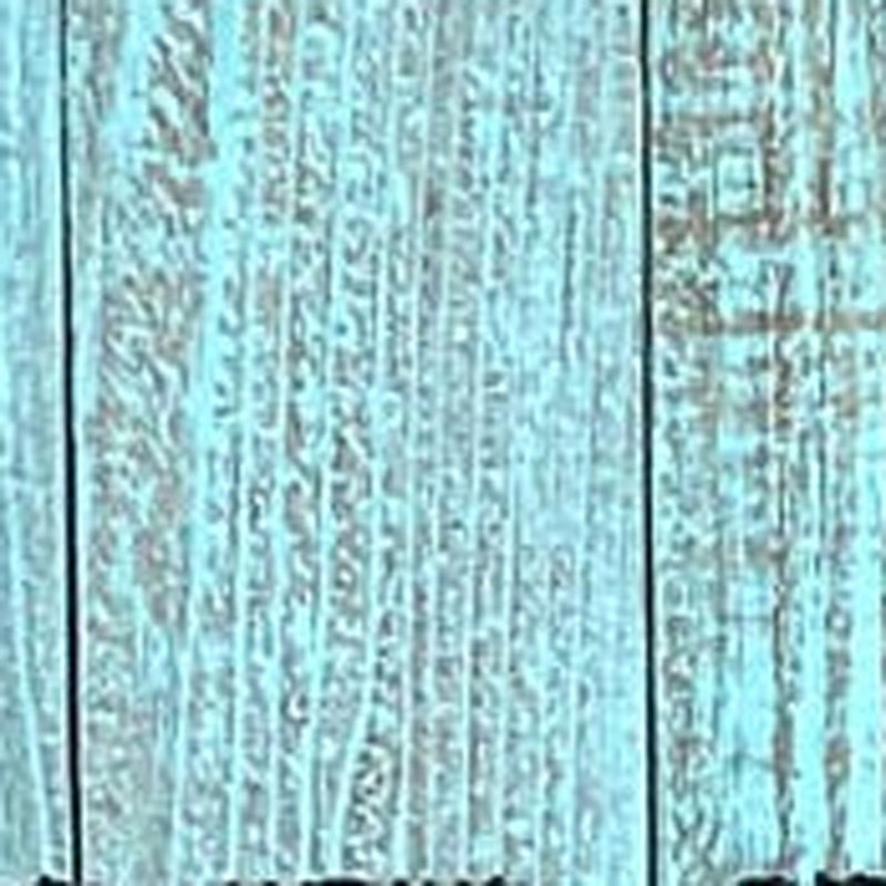 Décoration murale Welcome, Bleu turquoise clair / noir