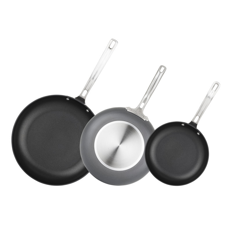 Viking Hard Anodized Nonstick 3 Piece Fry Pan Set