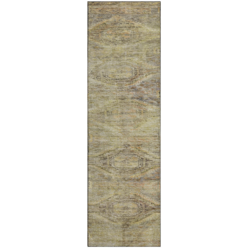 Premium Machine Washable Marasco AMF1631 Global Rug, Runner 2'3" x 7'6"