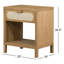 Allegra 1 - Drawer Nightstand