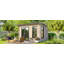 Powersheds 12 x 8ft Apex Log Cabin, Doors to the Left - 44mm