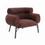 Chaise en tweed marron Mardi