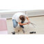 Fauteuil de bureau en velours Amruta, fauteuil de bureau en velours-565031883