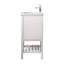 Ensemble de meuble-lavabo simple autoportant 20 po avec plateau en céramique Darion-1192387603-1107459105