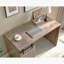 Bureau à domicile Bureau en noisette à une armoire et trois tablettes