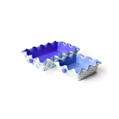 Ensemble de 2 ustensiles de cuisson Iris Blue
