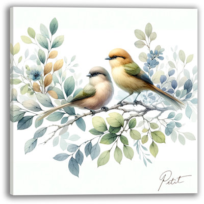 "Paire pastorale" sur toile