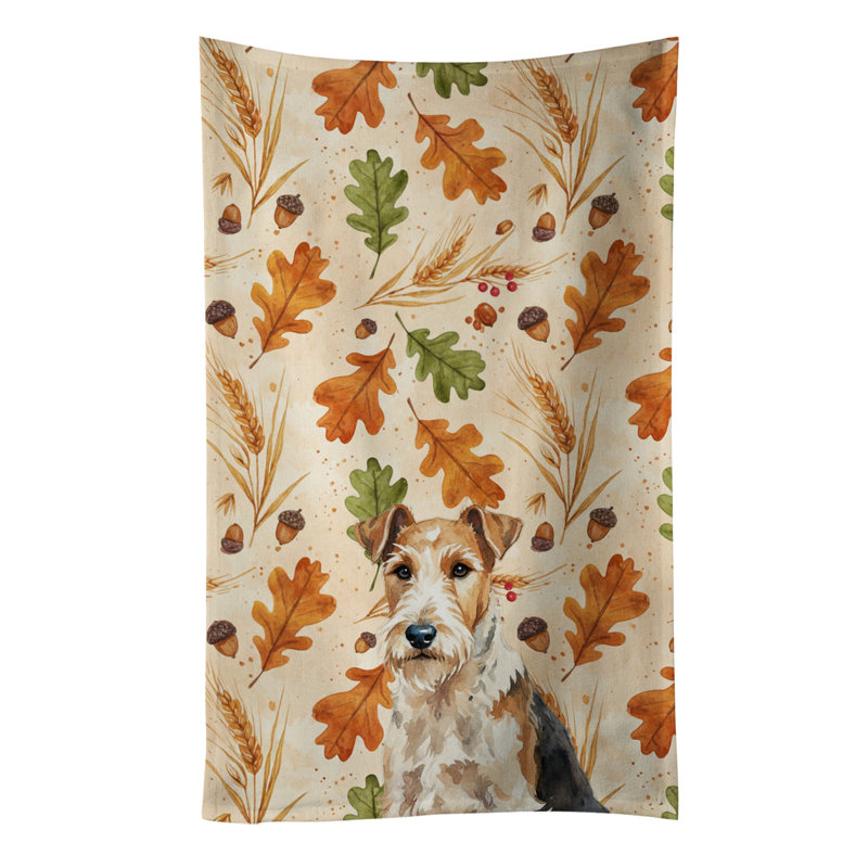 Serviette de cuisine tricolore Sheltie, Wire Fox Terrier