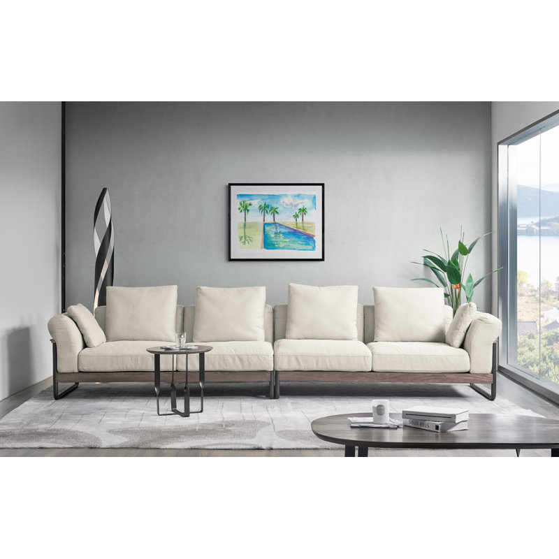Zen Feeling Infinity Pool With View Of Caribbean Sea Print by Martina Bleichner, Black Framed Paper, 24" H x 30" W