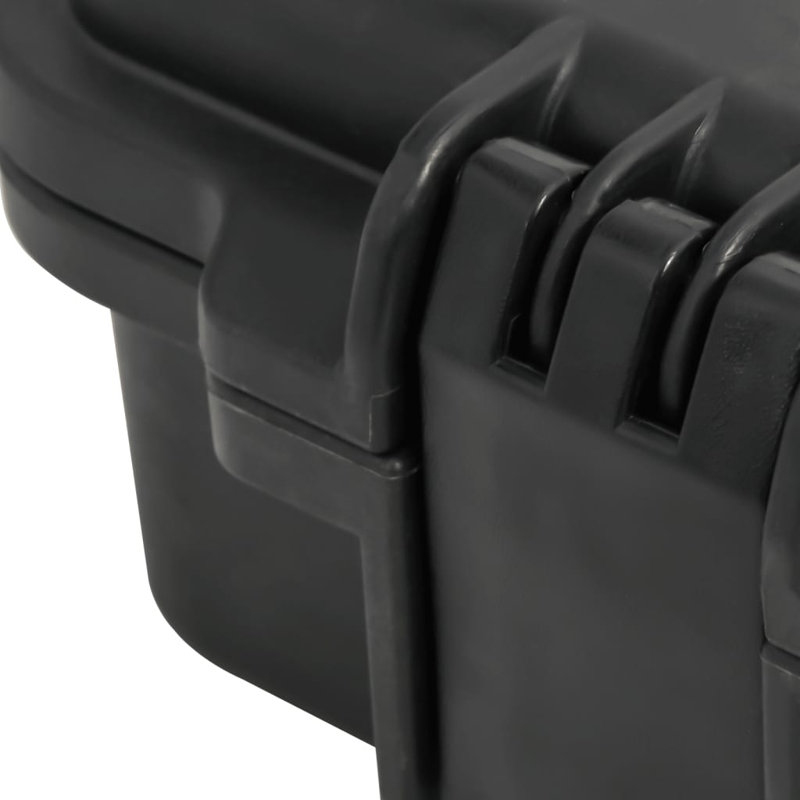  Mallette de vol portable noire 11,8 po x 9,6 po x 7,9 po PP