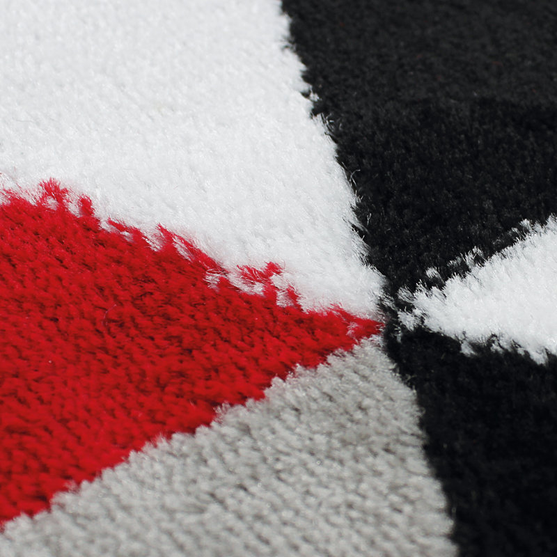 Ginnifer Geometric Shag Area Rug, Rectangle 190 x 290cm