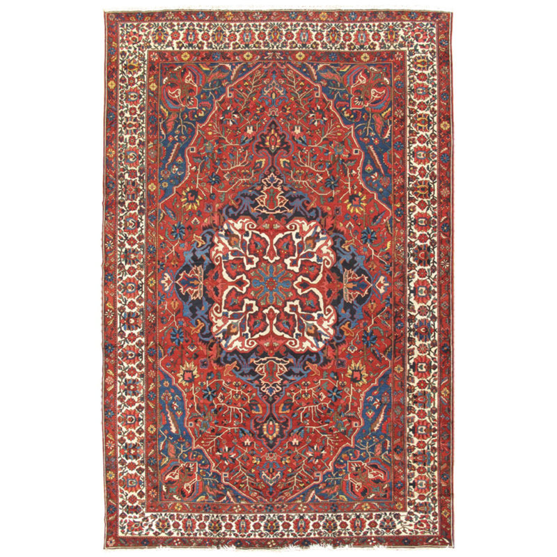 Antique One-of-a-Kind Rectangle 10'10" X 16'10" Hand Knotted Area Rug