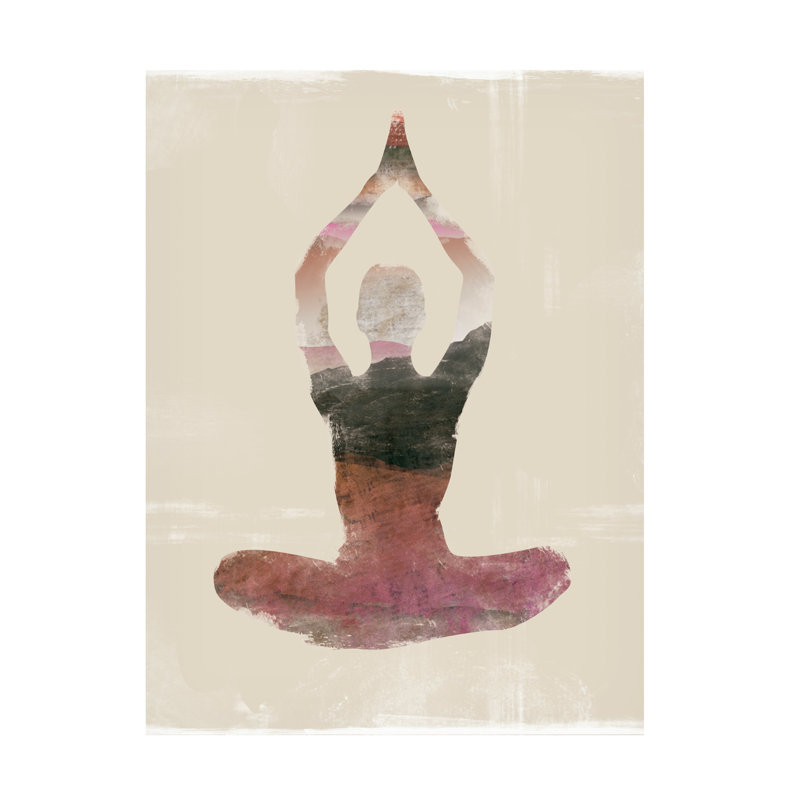 «Morning Yoga Pose II» sur, H 19 po x l 19 po