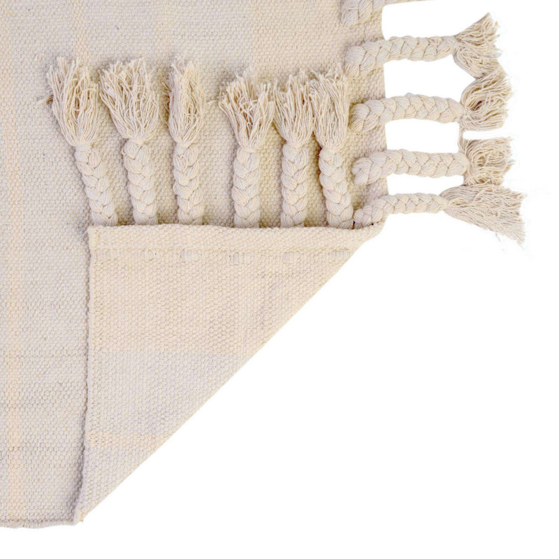 Izaia Cotton Indoor Rug, Rectangle 6'1" x 9'