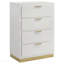 Commode blanche à 4 tiroirs-1049648685