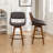 Shontina Faux Leather Swivel Bar Stool-481374836-502297923