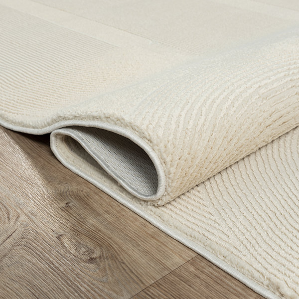 Carloz Beige/Brown/Cream/Grey Indoor Rug, Cream, Round 160 cm