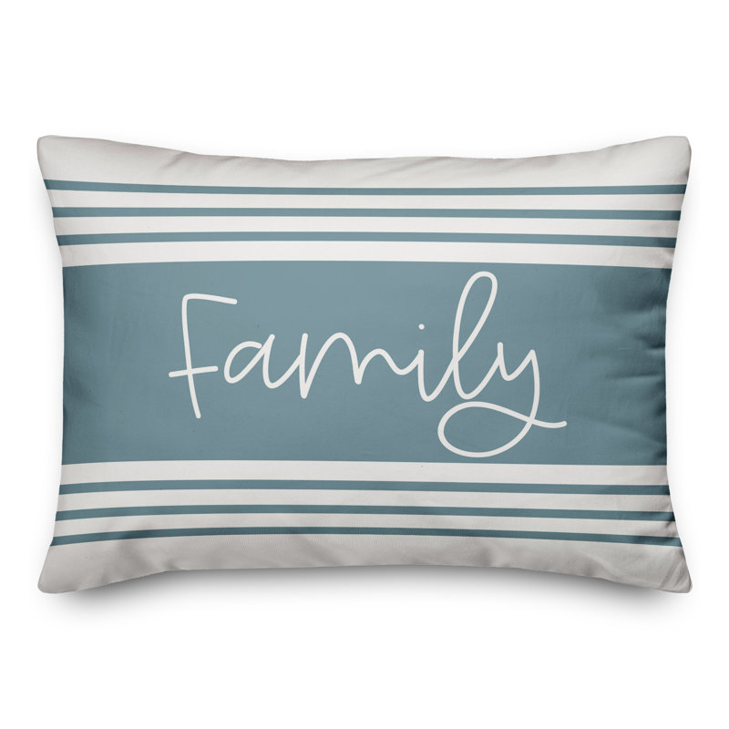 Striped Outdoor Throw Pillow
