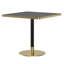 Table de salle à manger carrée moderne 31,5 po Tulip-419435132-419435130