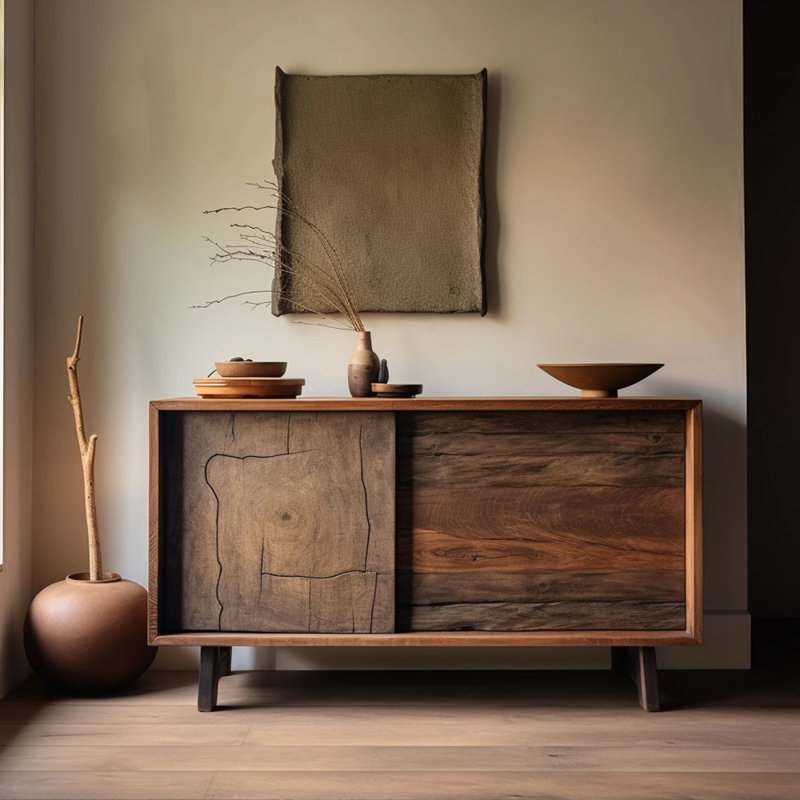 Solid Wood ideboard.