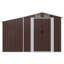 Polypropylène en acier galvanisé brun clair Vidaxl-122037018-113034735