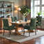 Fauteuils de salle à manger rembourrés Elegant-1254959040