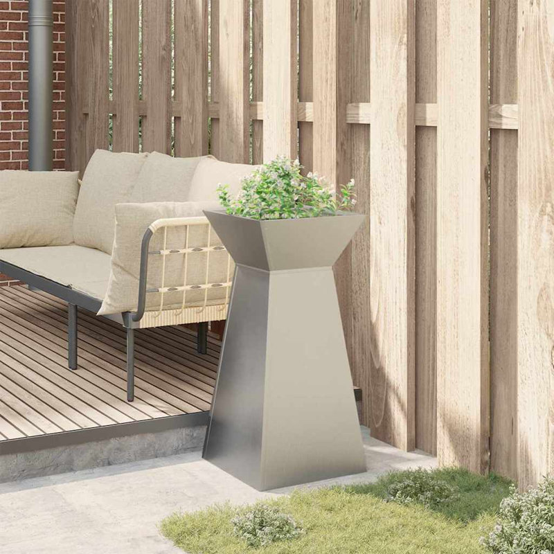 Pillar Planter Garden Outdoor Decor Modern Display Stand Terrace Holder, 73cmH x 35cmW x 35cmD