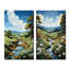 «Countryside River Bend», 2 pièces sur toile-1626776663-1626776656